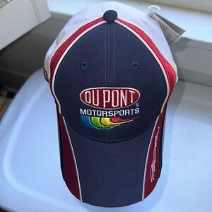 NWT DuPont Motorsports Jeff Gordon 24 Hendricks red, white & blue cap